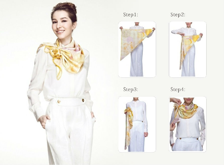 Comment Nouer un Foulard en Soie (2)